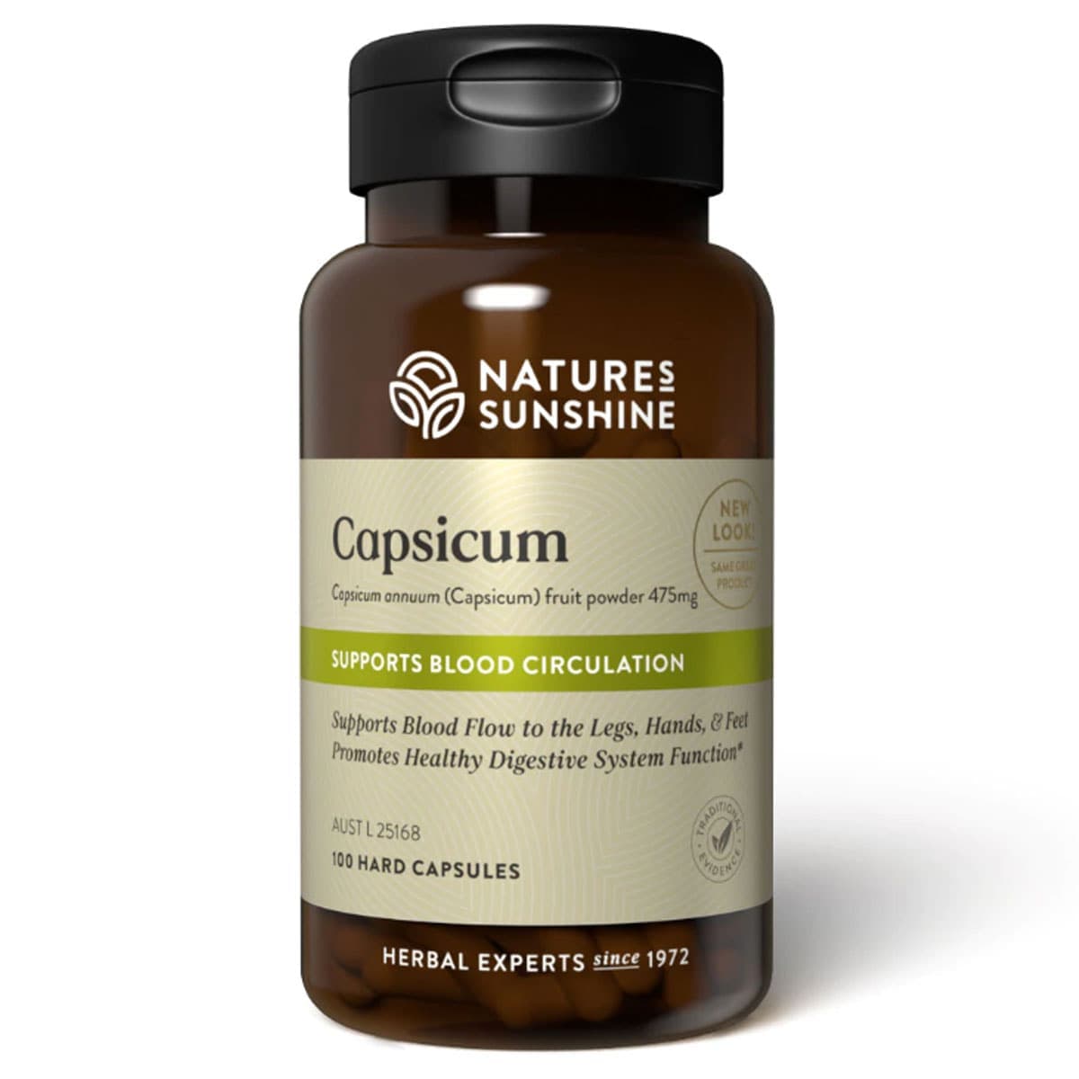 Nature's Sunshine Capsicum 475mg 100 Capsules