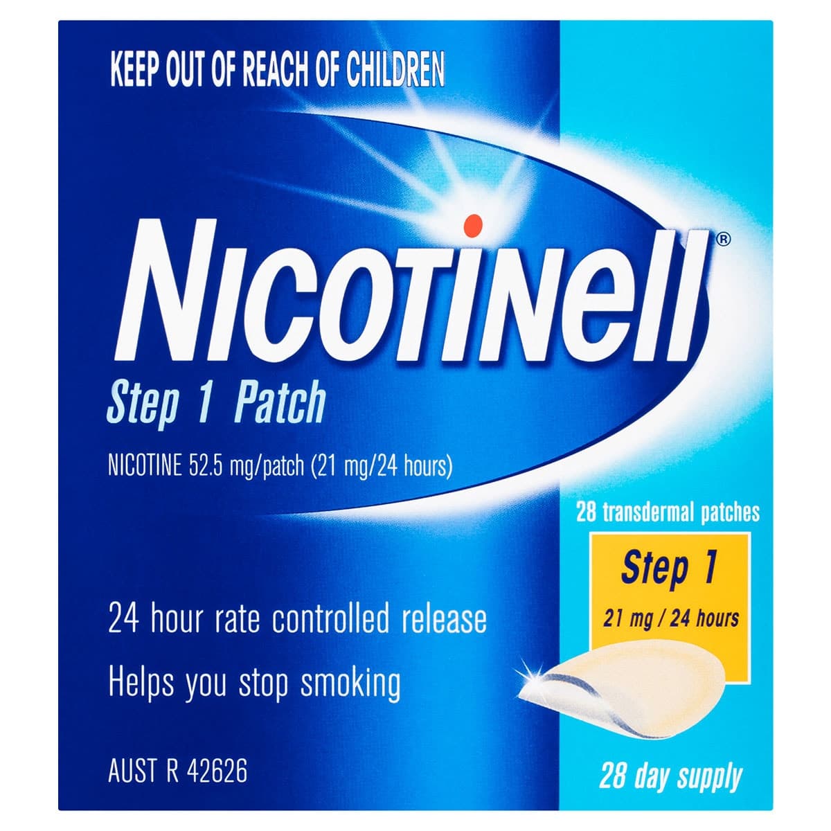 Nicotinell 24 Hour Patches 21mg Step 1 - 28 Patches