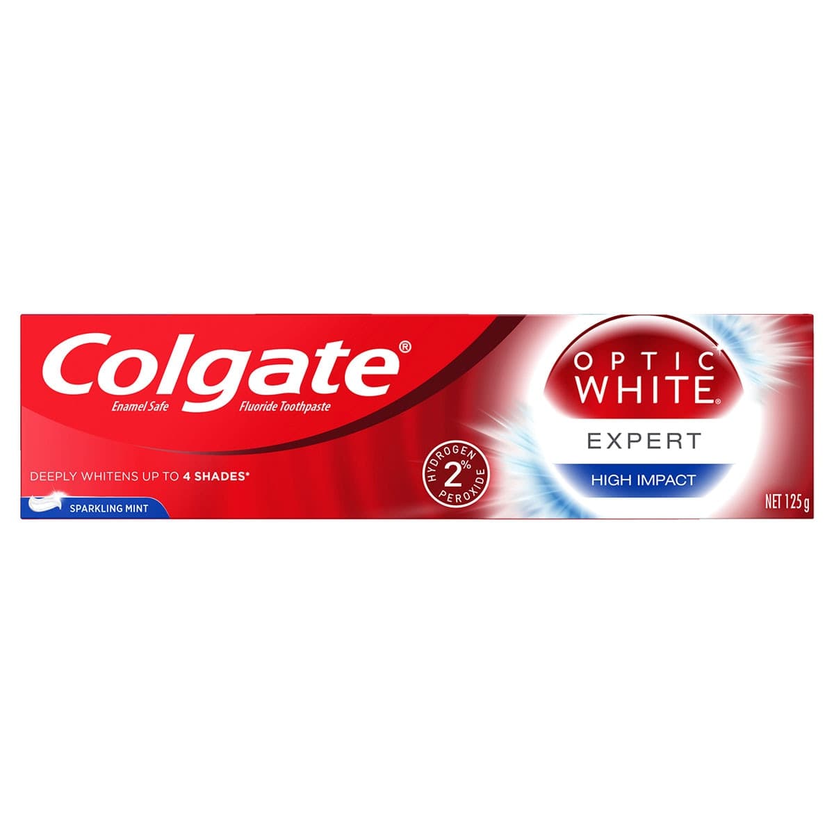 Colgate Optic White Expert High Impact Teeth Whitening Toothpaste 125g
