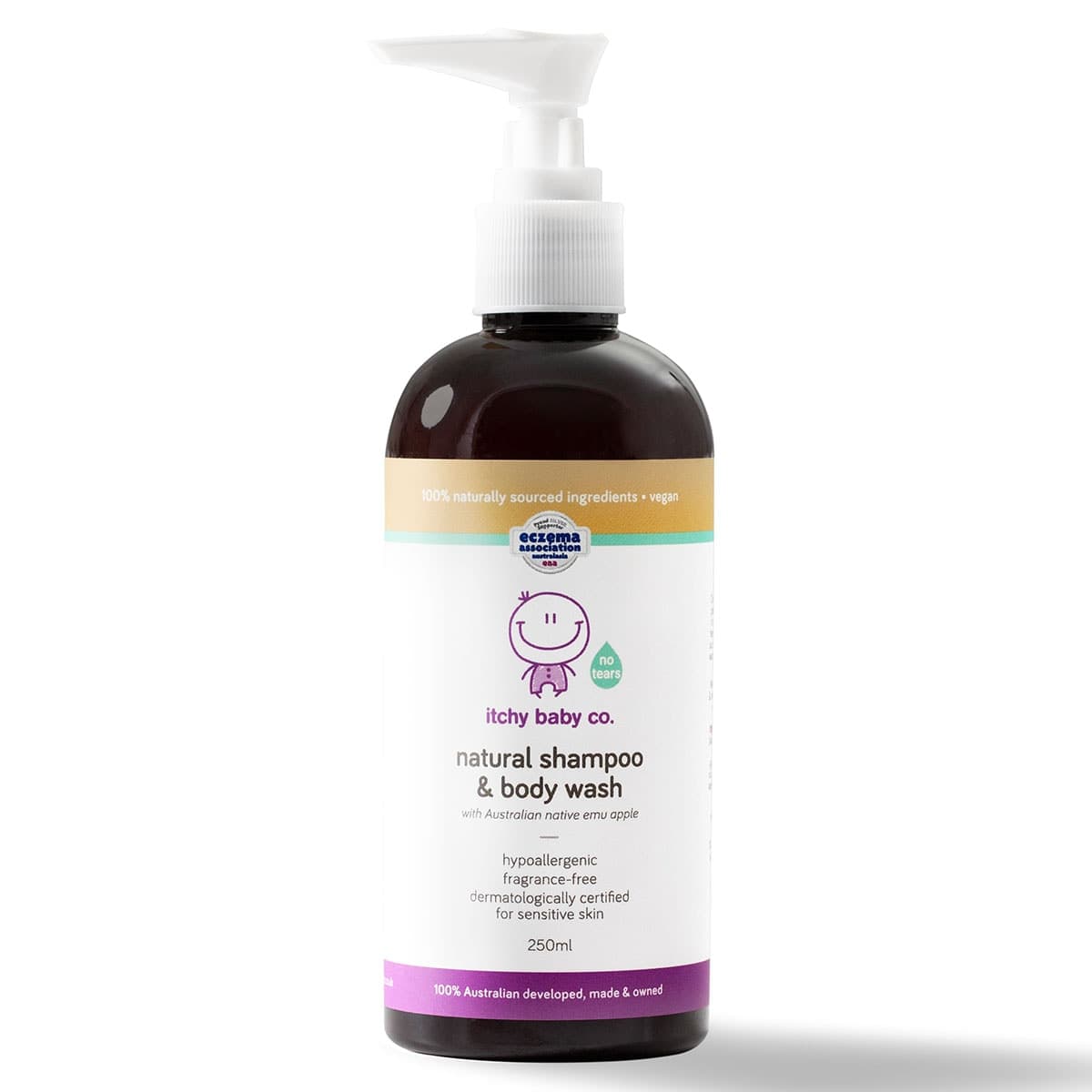 Itchy Baby Co. Natural Shampoo & Body Wash 250ml