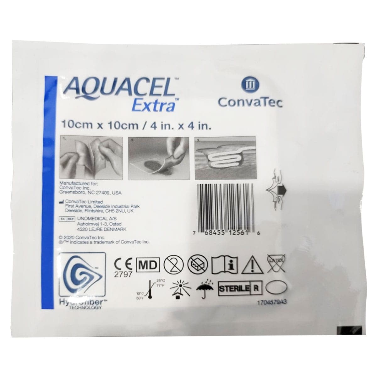 Aquacel Extra Dressing 10cm x 10cm Single