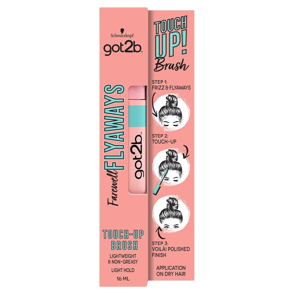 Schwarzkopf Got2b Farewell Flyaways Touch-Up Brush 16ml