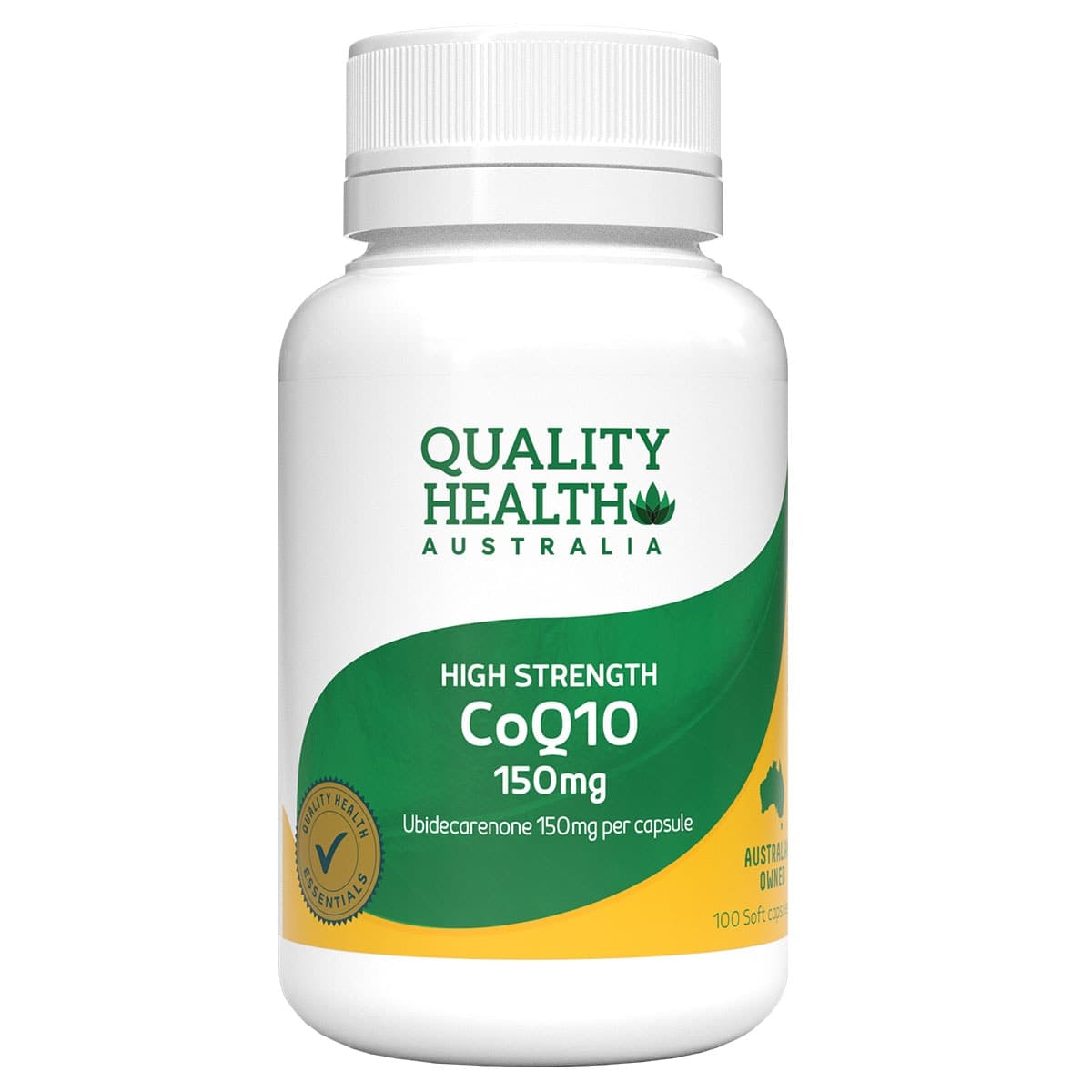 Quality Health High Strength CoQ10 150mg 100 Capsules