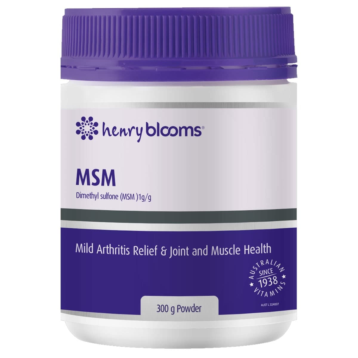 Henry Blooms MSM Powder 300g