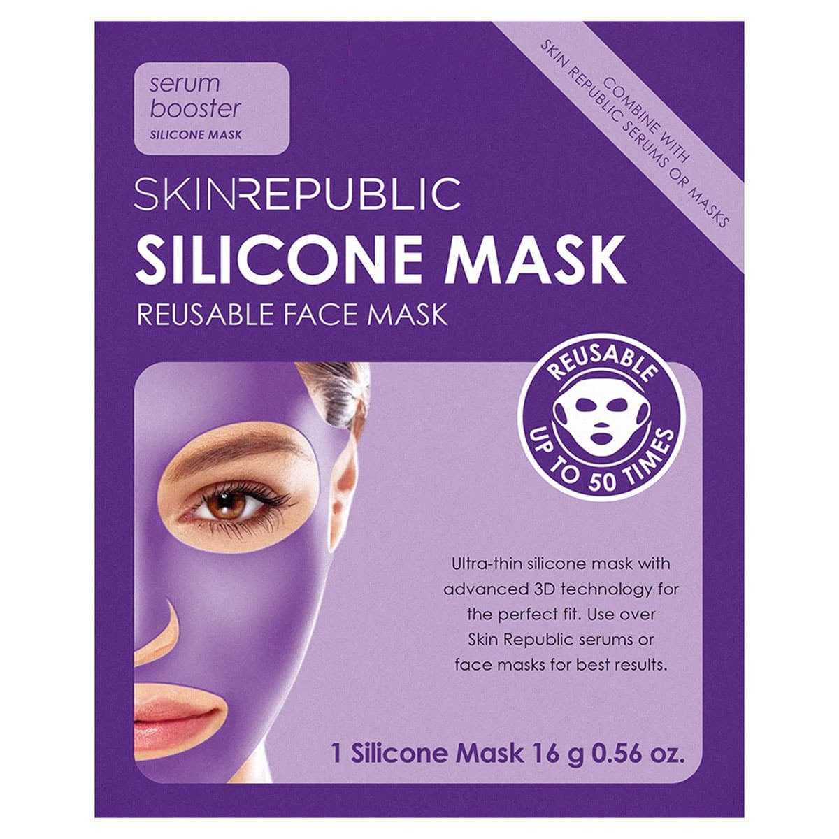 Skin Republic Reusable Silicone Face Mask