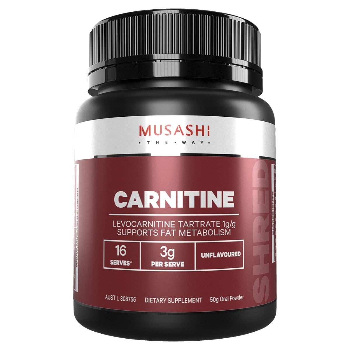 Musashi Carnitine Unflavoured 50g