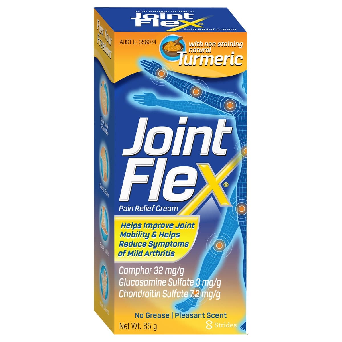 JointFlex Turmeric Pain Relief Cream 85g