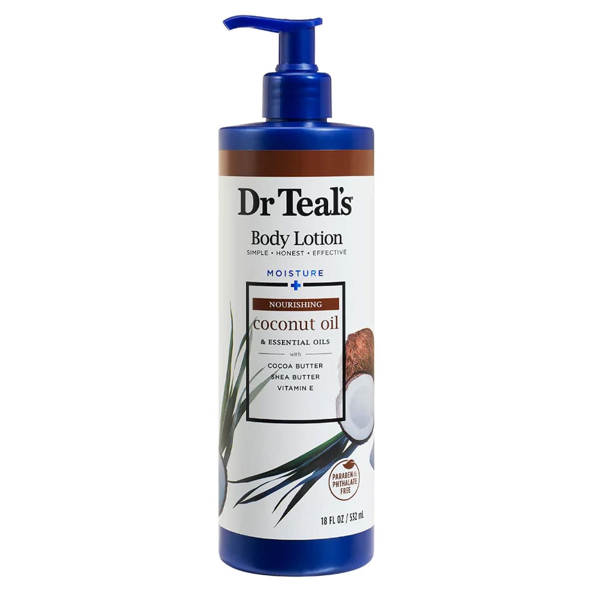 Dr Teals Body Lotion Coconut Oil 532ml