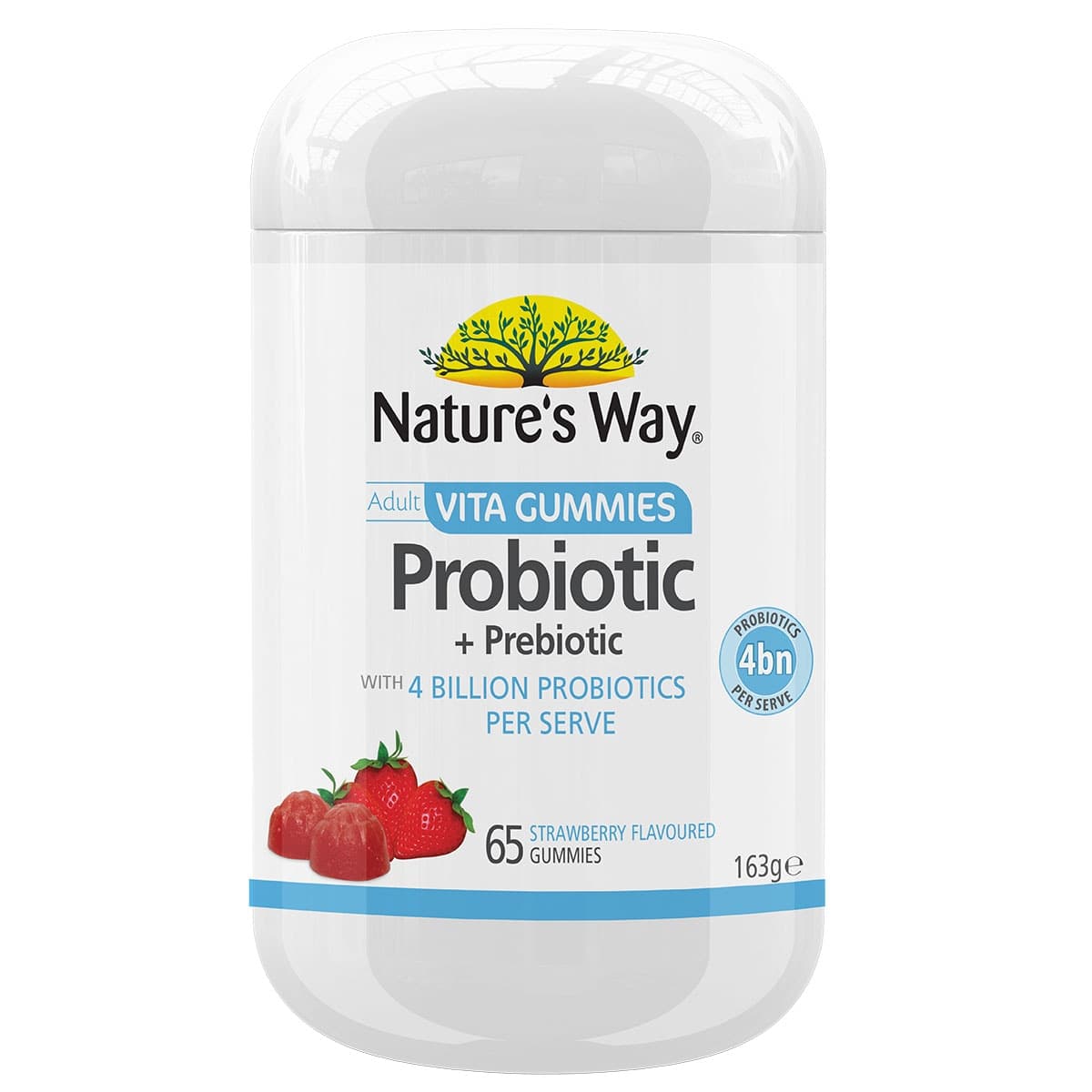 Natures Way Adult Vita Gummies Probiotic + Prebiotic 65 Pack