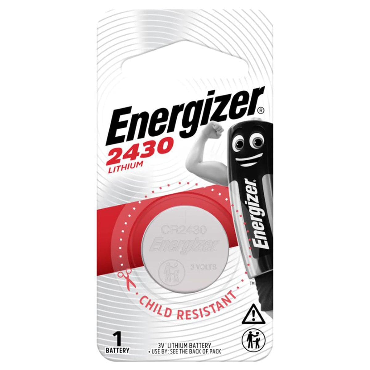 Energizer Lithium Battery CR2430 1 Pack