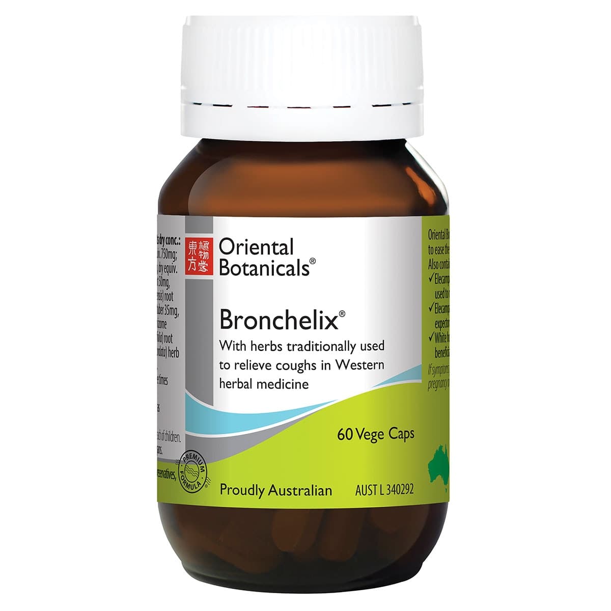 Oriental Botanicals Bronchelix 60 Vege Capsules