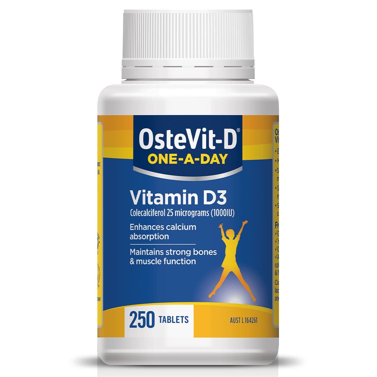 OsteVit-D One-a-Day Vitamin D3 1000iu 250 Tablets