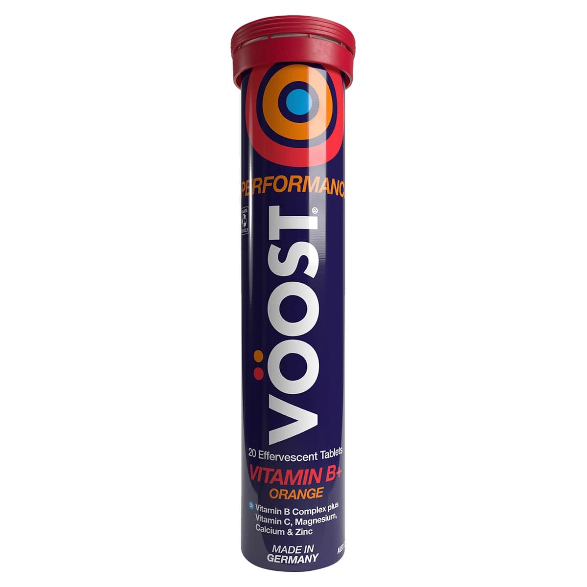 Voost Effervescent Vitamin B+ Performance Orange 20 Tablets