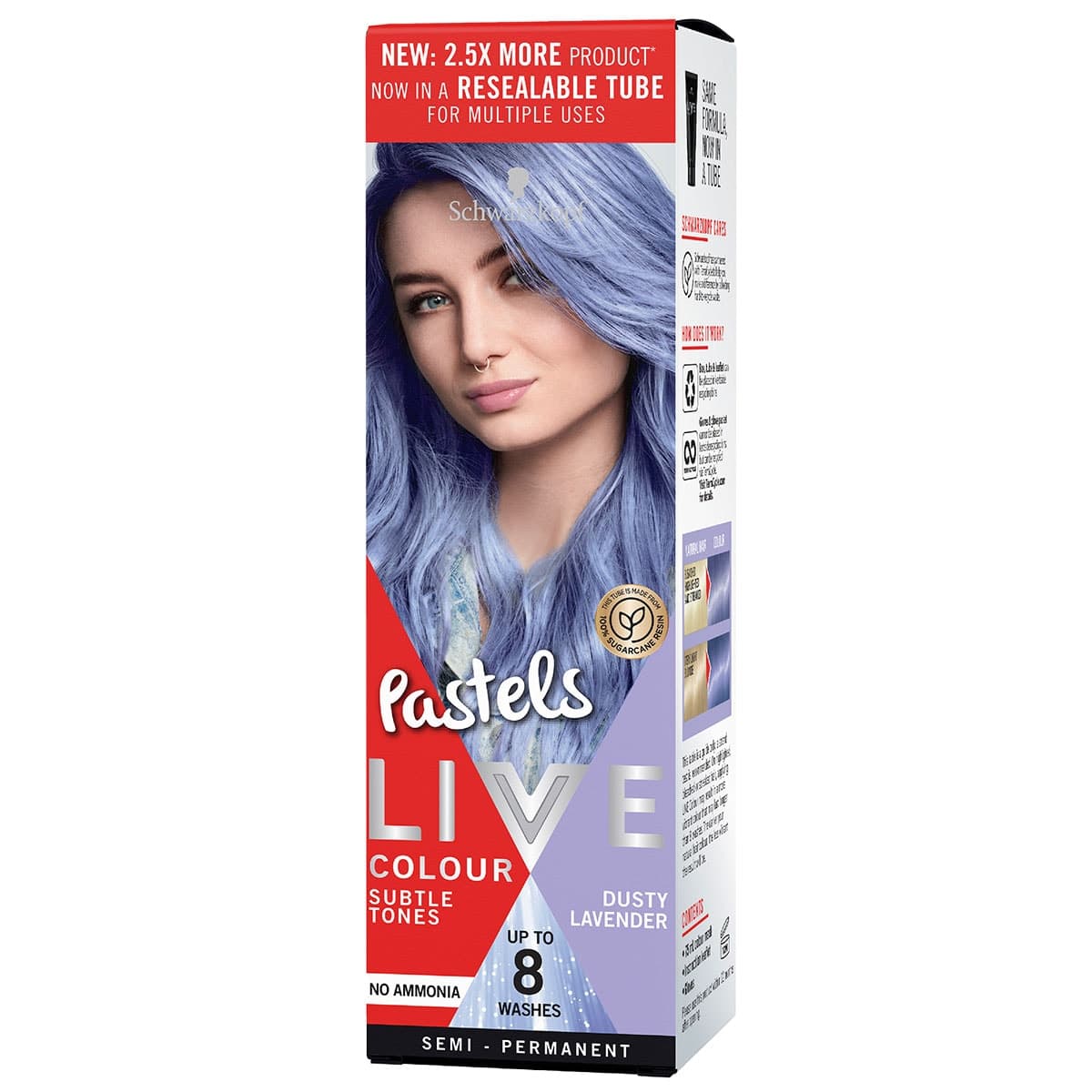 Schwarzkopf Live Colour Pastels Dusty Lavender 75ml