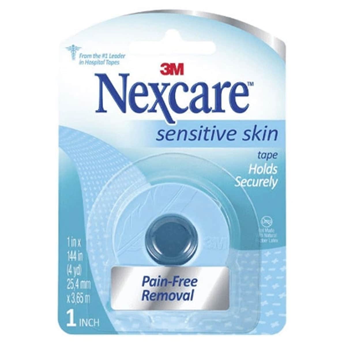 Nexcare Sensitive Skin Tape Roll 25.4mm x 3.65m