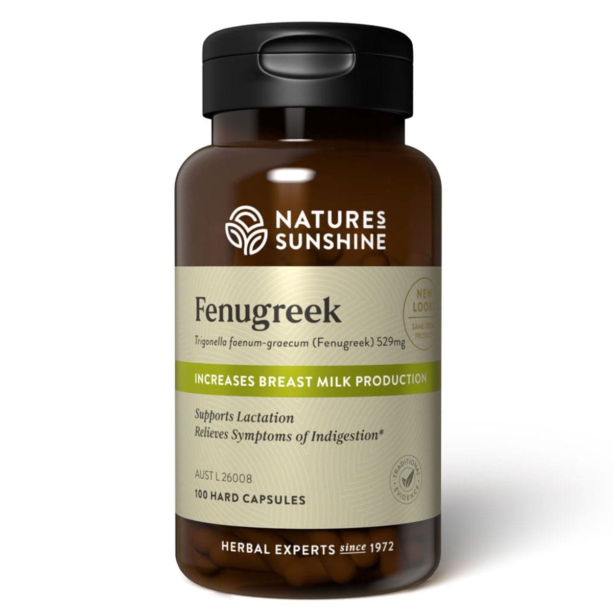Nature's Sunshine Fenugreek 529mg 100 Capsules
