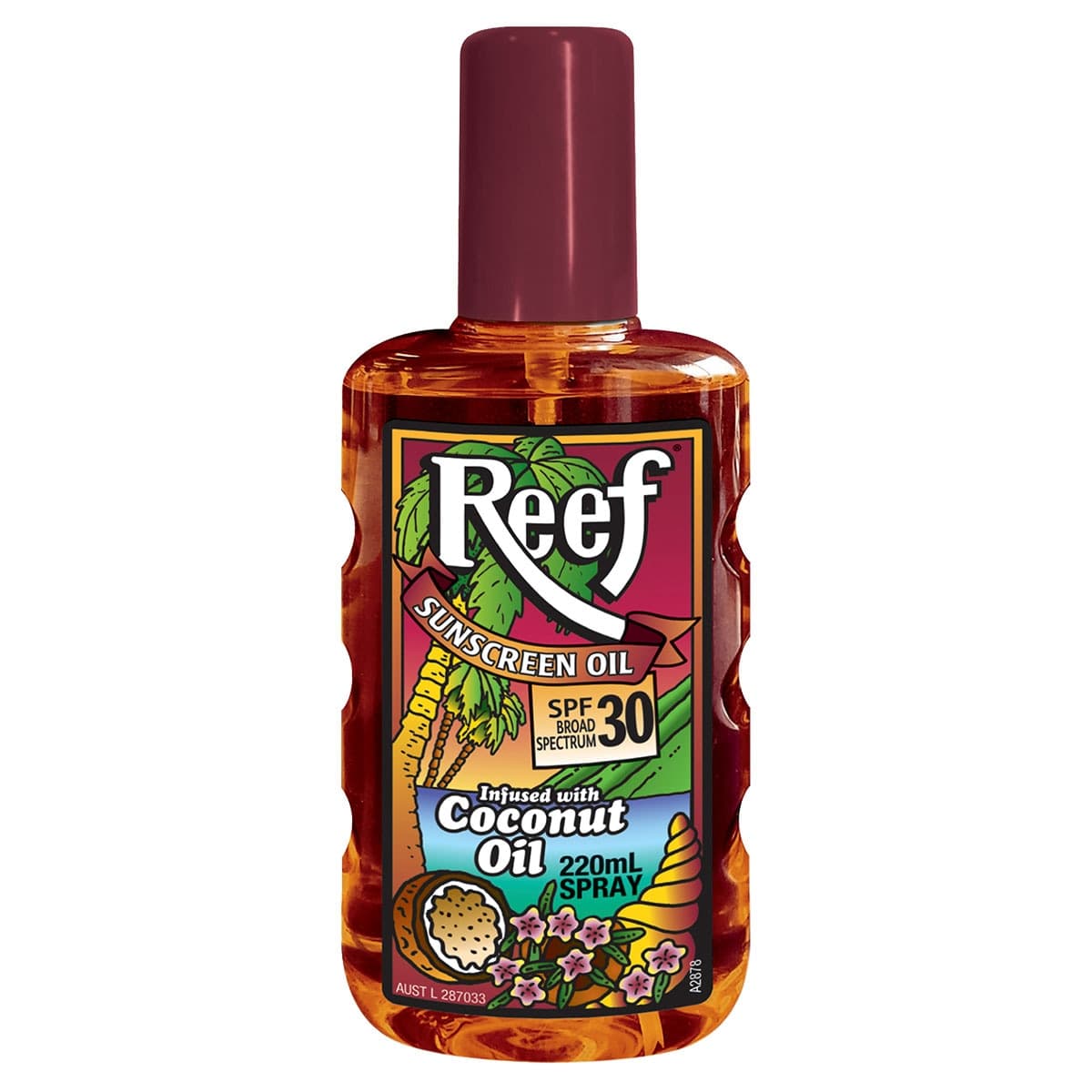 Reef Coconut Sunscreen Oil Spray SPF30 220ml