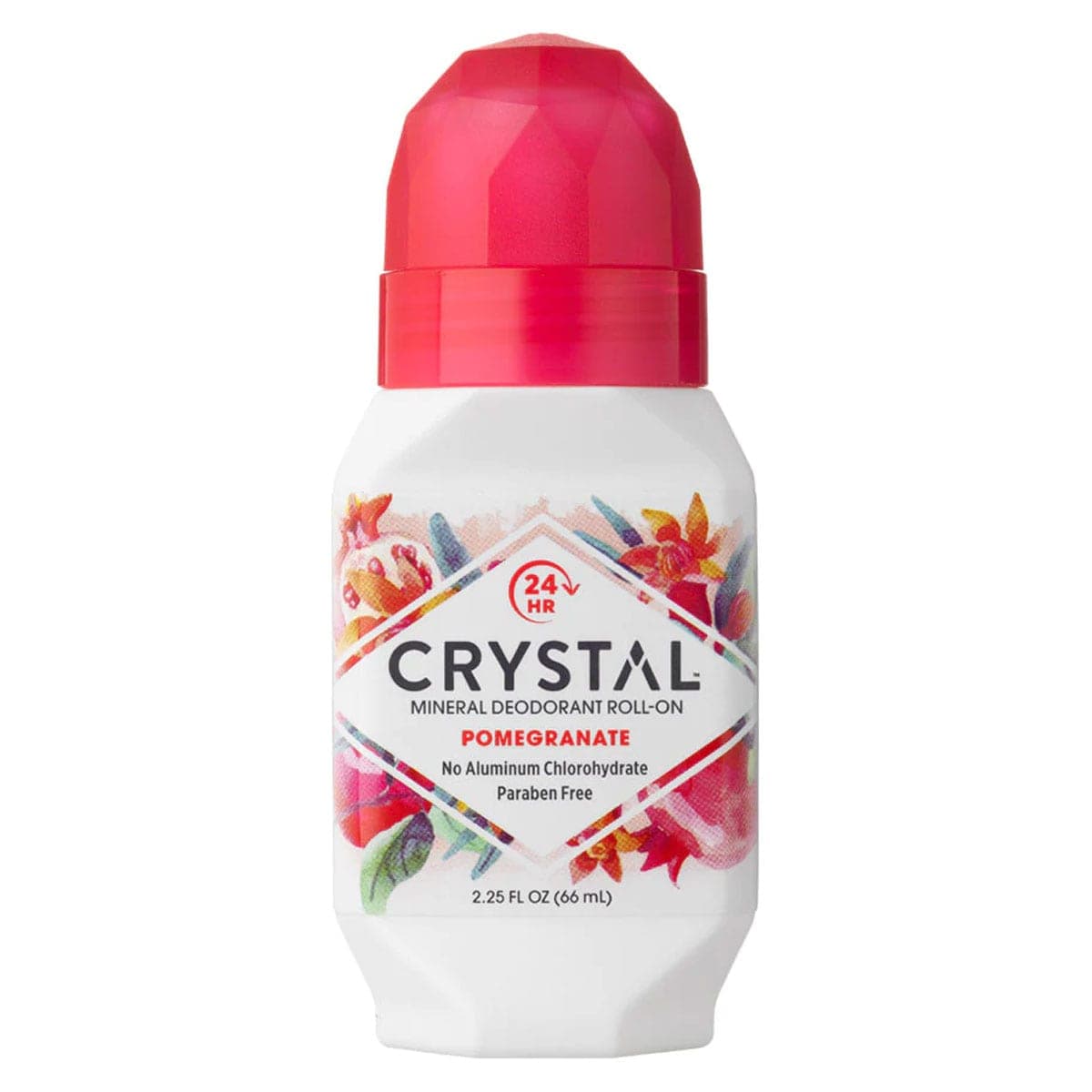 Crystal Mineral Deodorant Roll-On Pomegranate 66ml