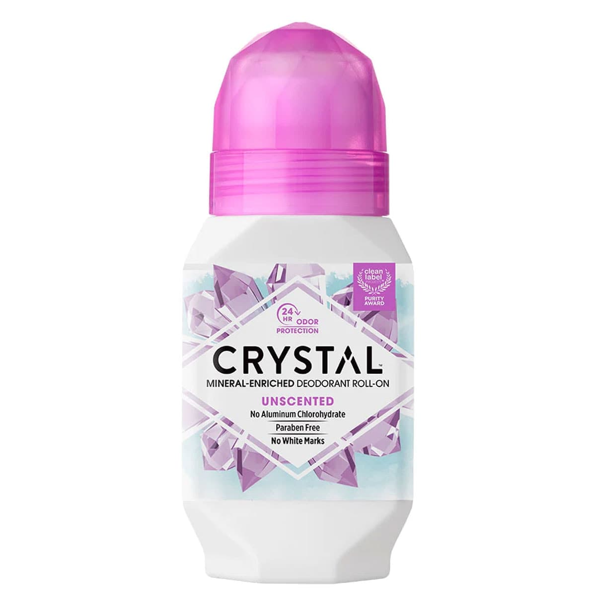 Crystal Mineral Deodorant Roll-on Unscented 66ml