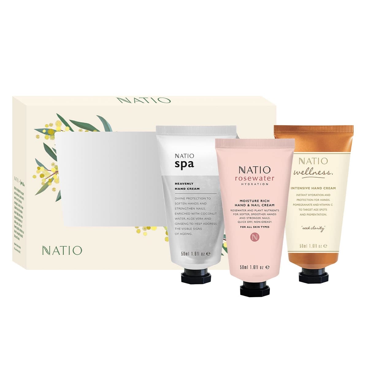Natio Gift Pack Hydrating Hand Cream Trio