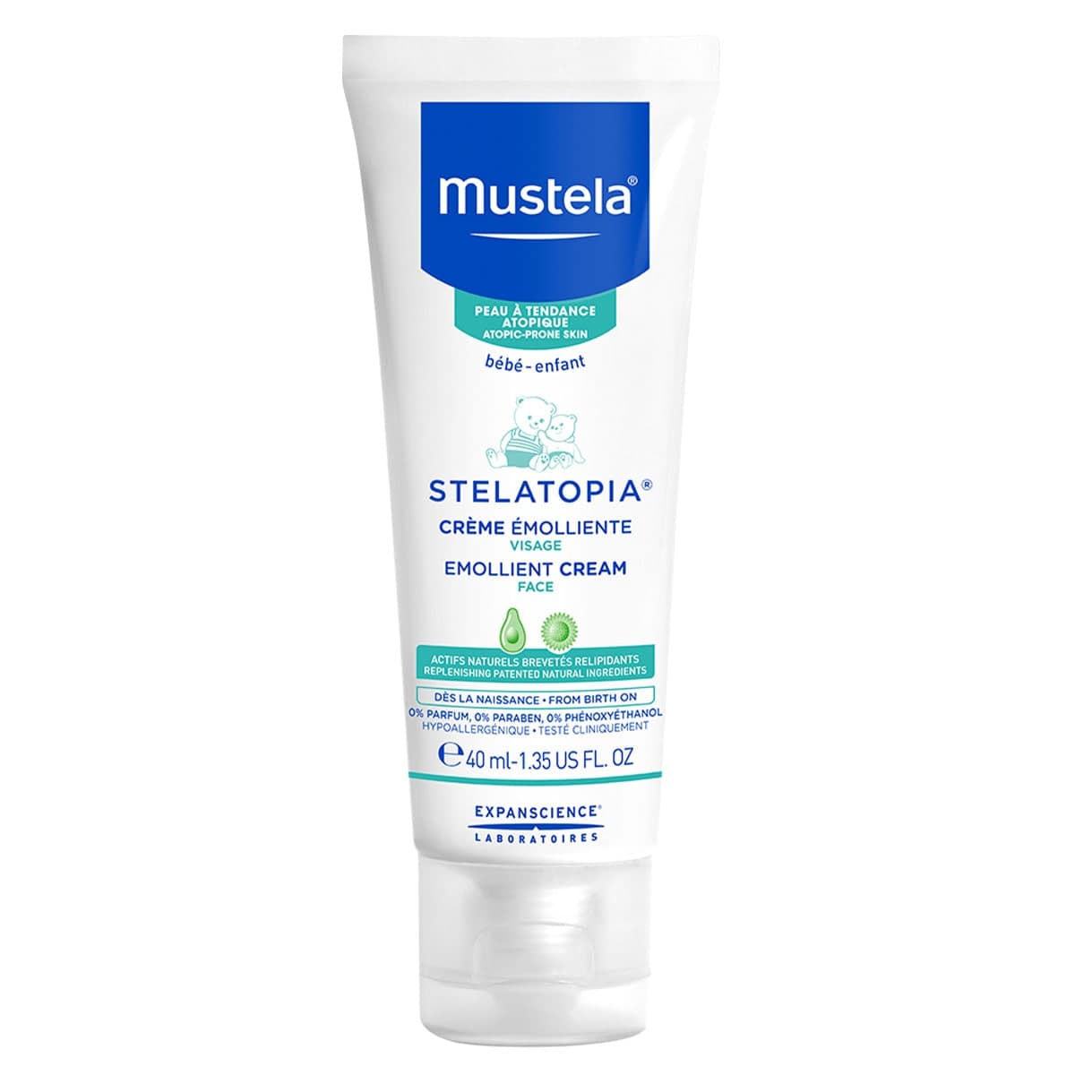 Mustela Stelatopia Emollient Face Cream 40ml