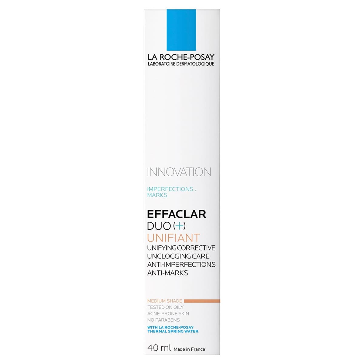 La Roche-Posay Effaclar Duo Plus Unifiant Tinted Anti-Acne Moisturiser Medium 40ml