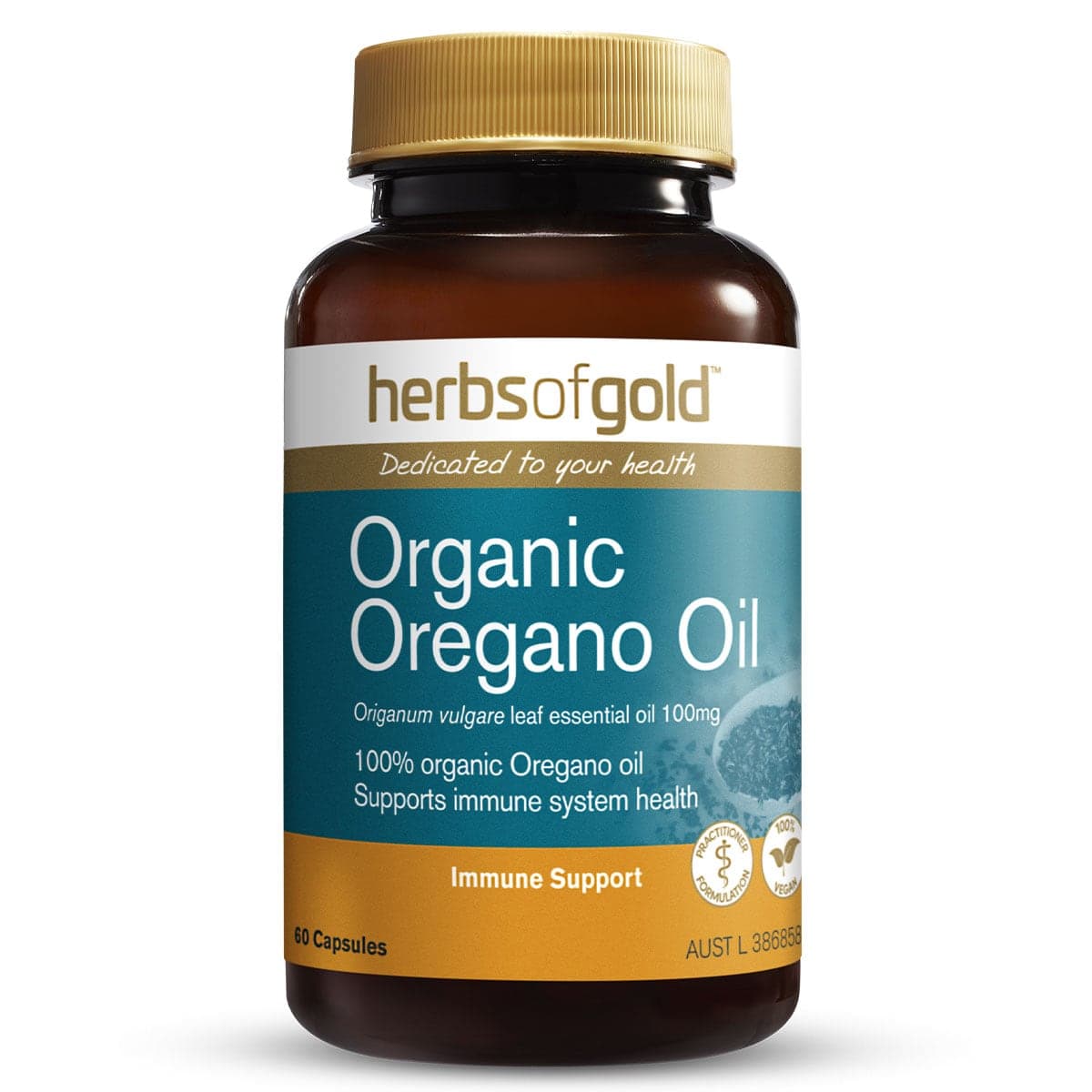 Herbs of Gold Organic Oregano Oil 60 Capsules