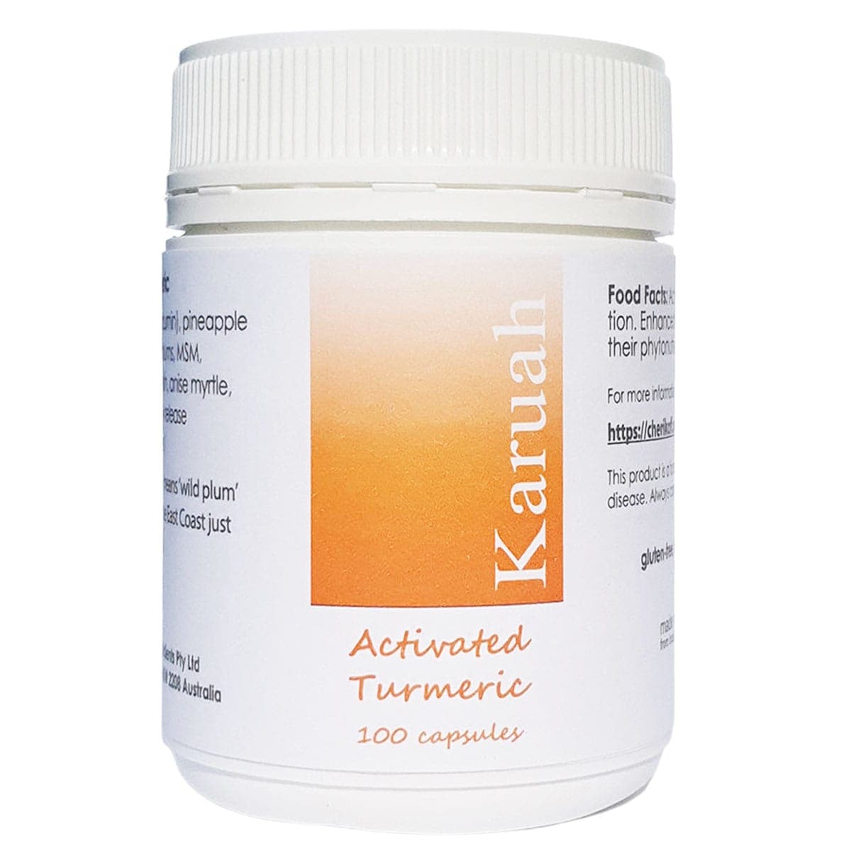 Karuah Activated Turmeric 100 Capsules