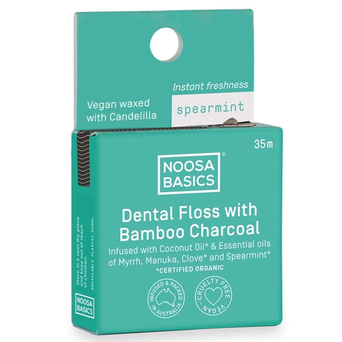 Noosa Basics Dental Floss with Activated Charcoal