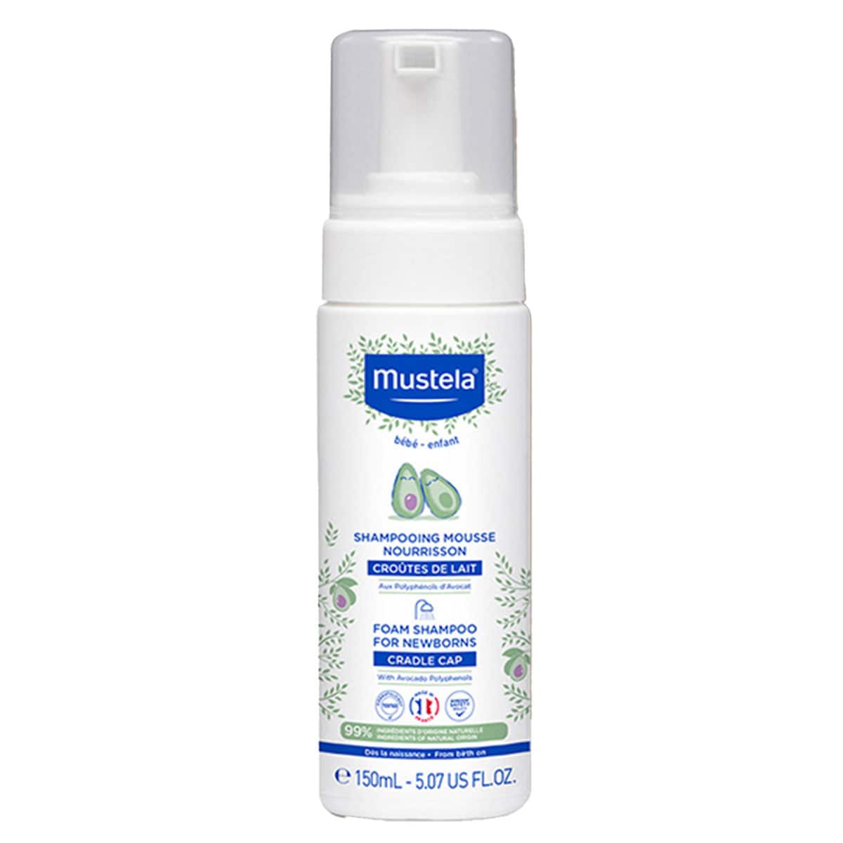 Mustela Foam Shampoo for Newborns 150ml