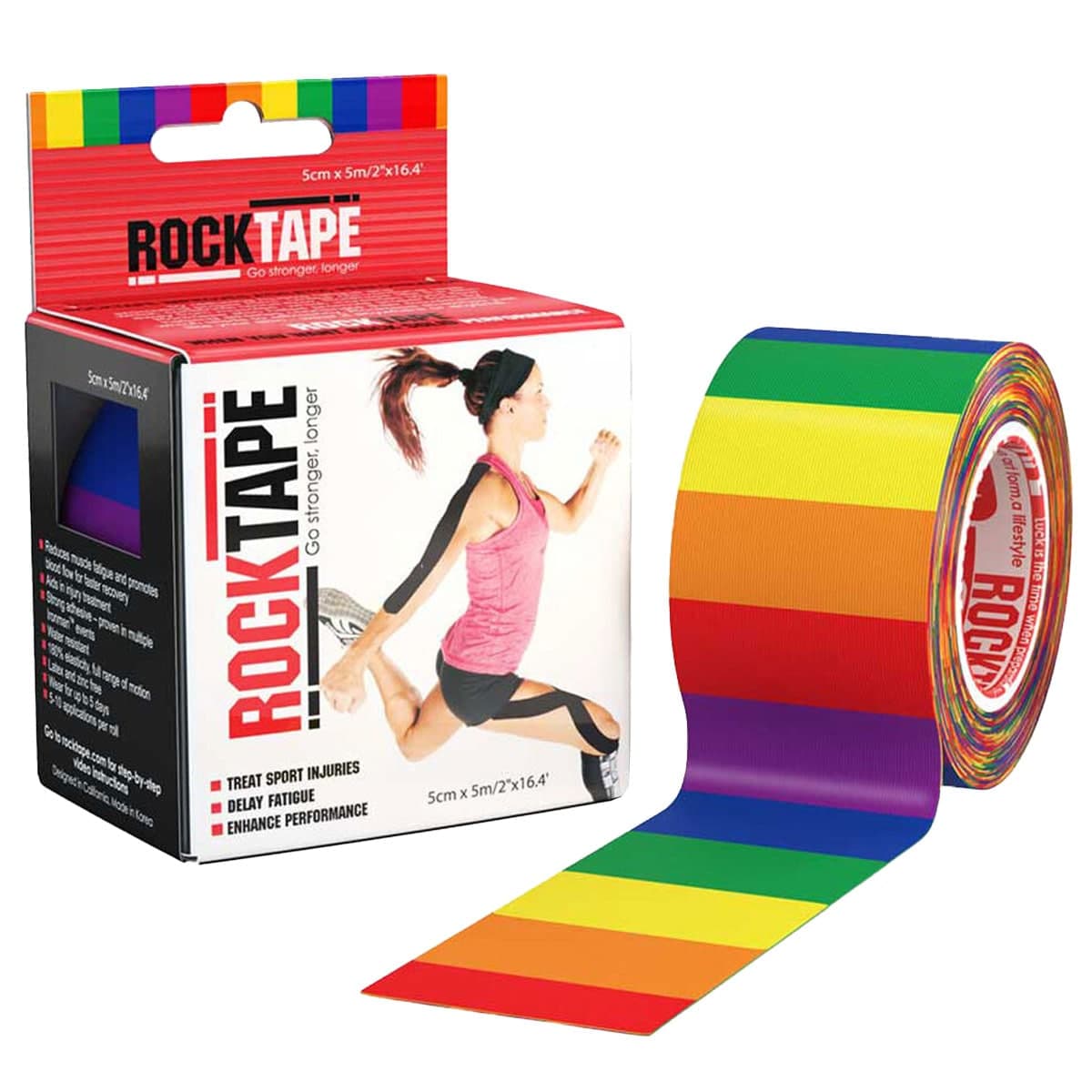 Rocktape Kinesiology Rainbow Tape 5cm x 5m