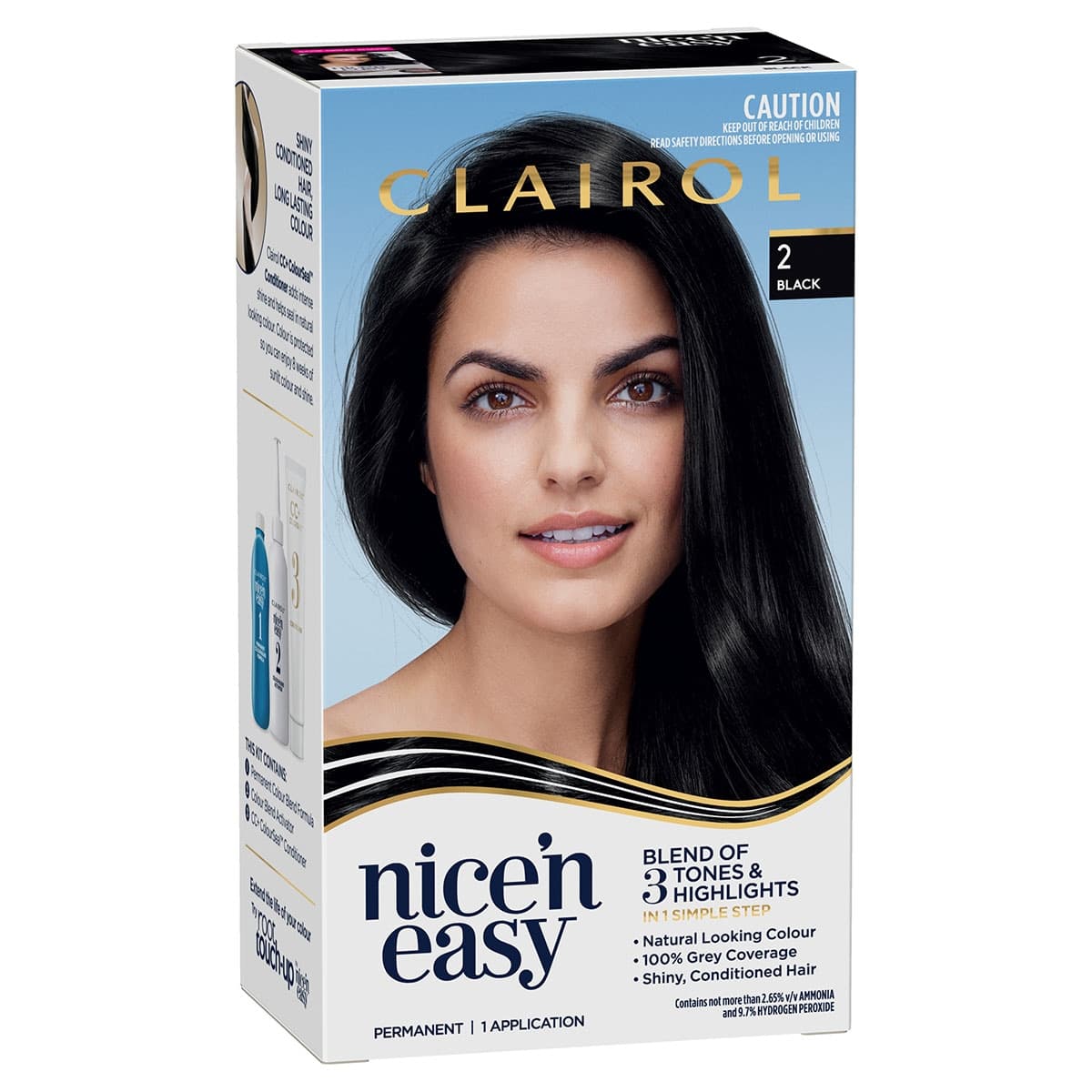 Clairol Nice N Easy 2 Natural Black Hair Colour