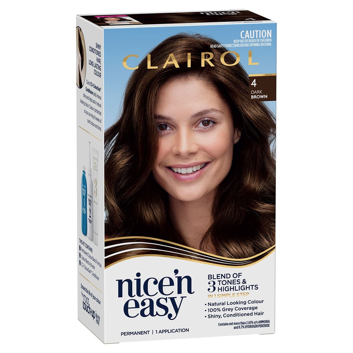 Clairol Nice N Easy Natural Dark Brown Hair Colour Healthylife
