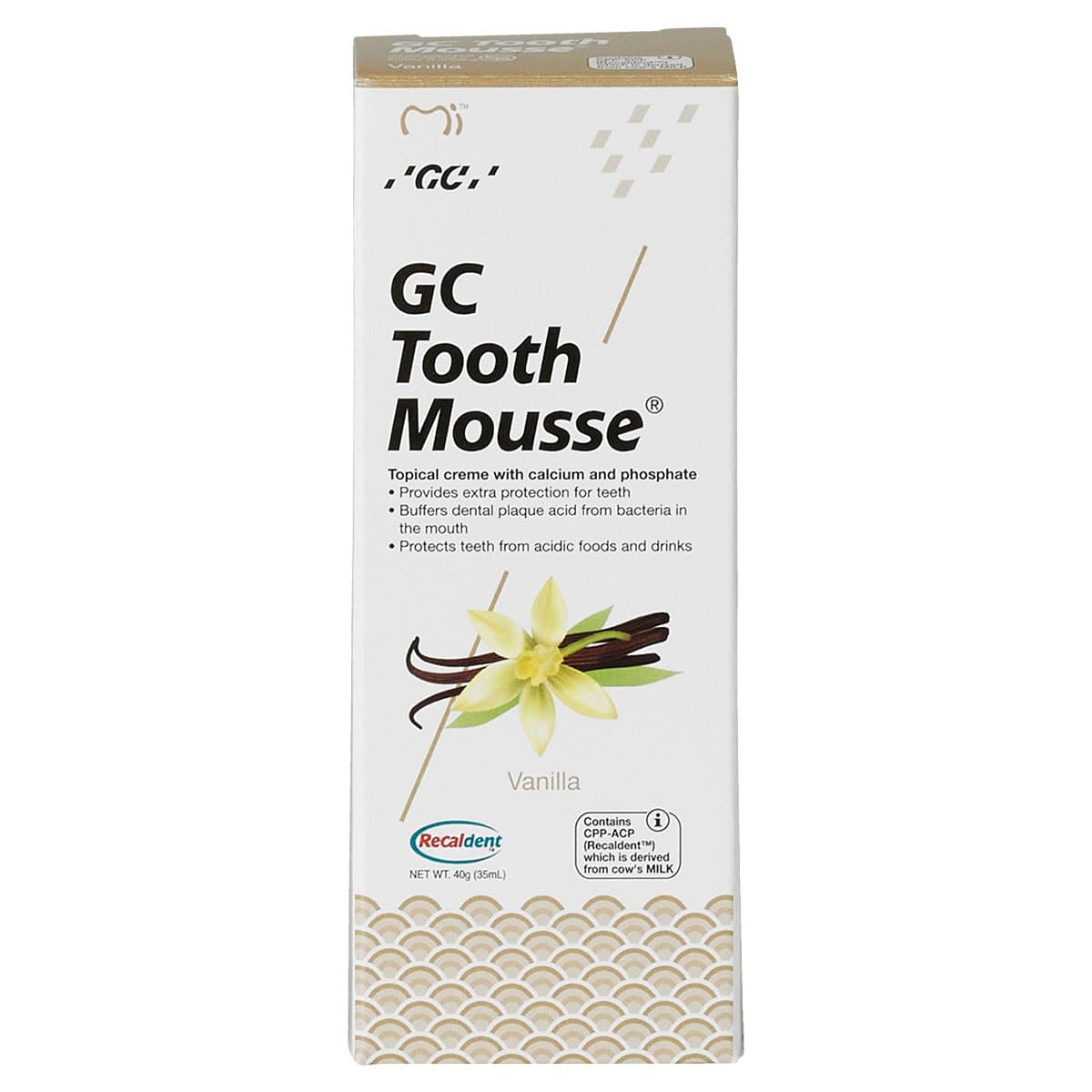 GC Tooth Mousse Vanilla Flavour 40g