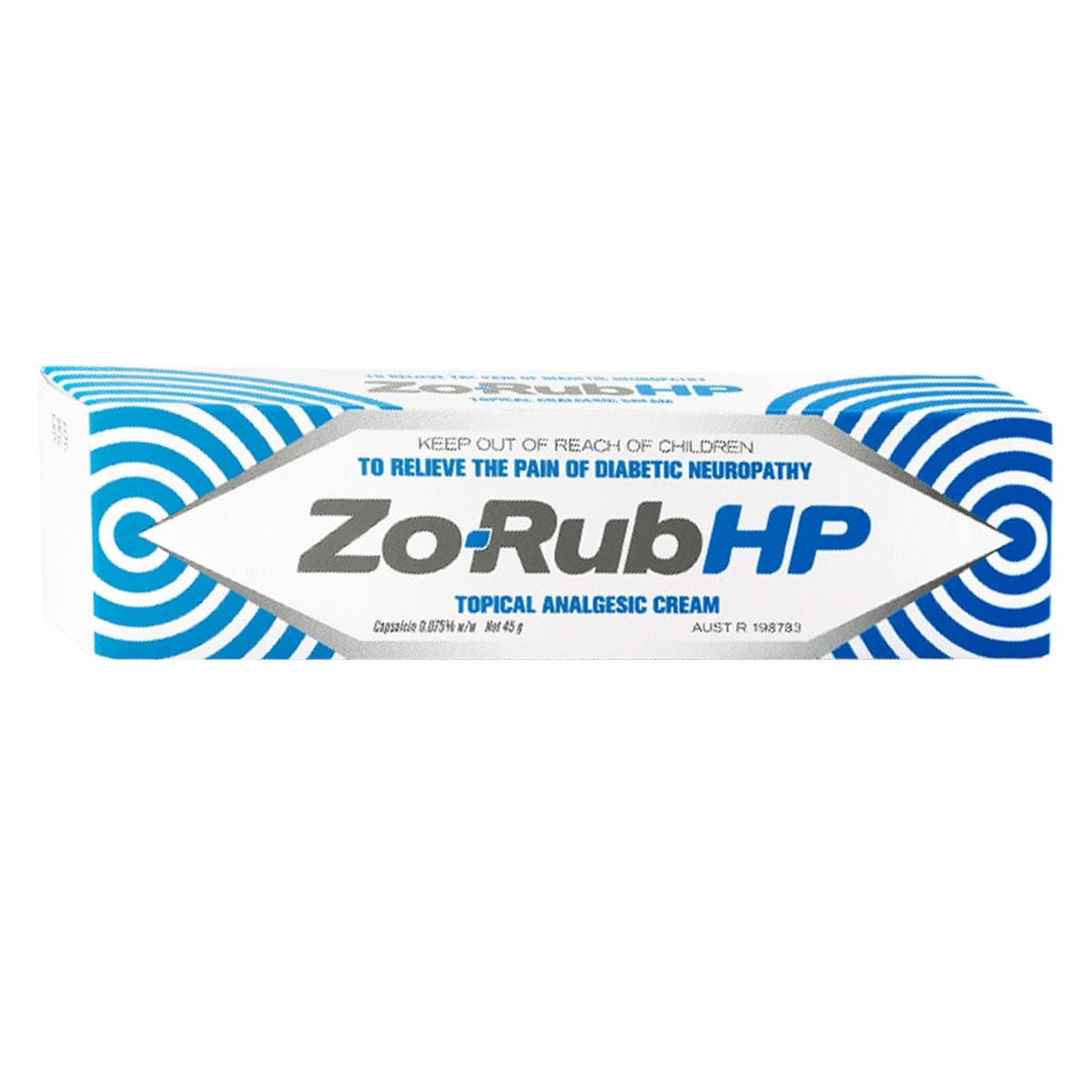 ZoRub HP Topical Analgesic Cream 45g