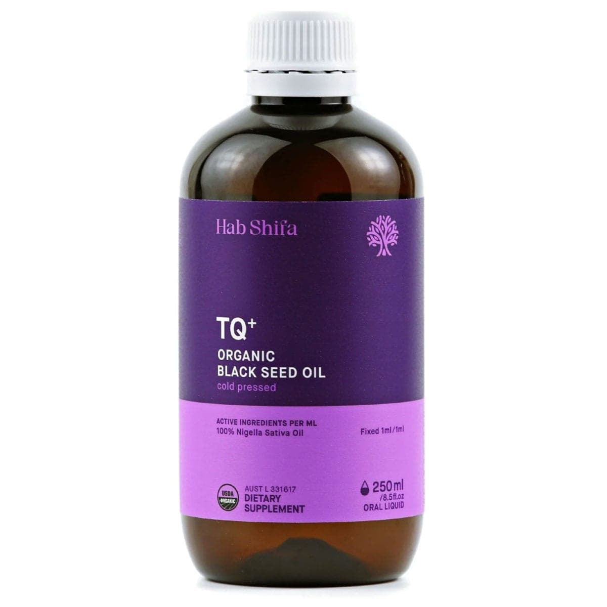 Hab Shifa TQ+ Organic Black Seed Oil 250ml