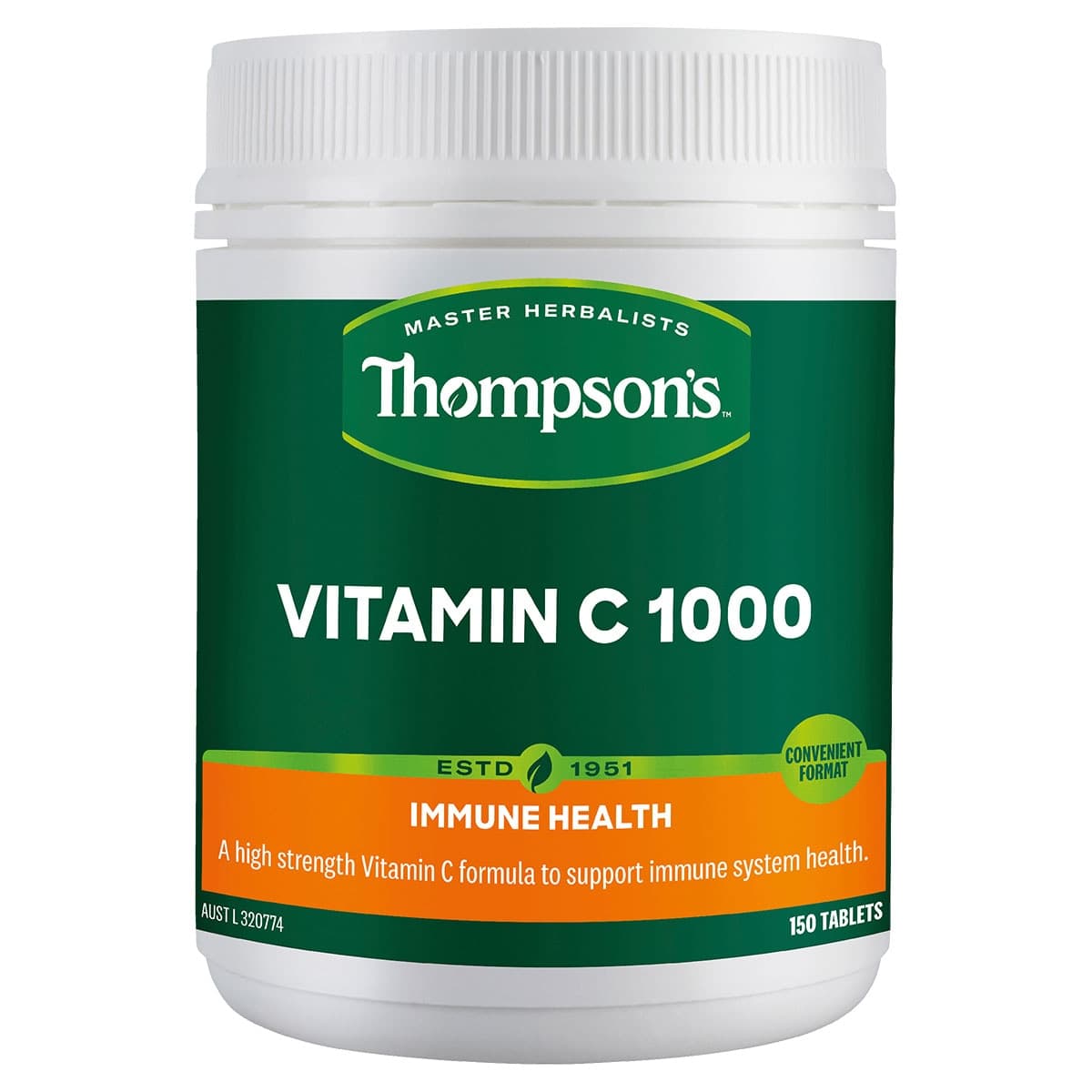 Thompsons Vitamin C 1000mg Chewable 150 Tablets