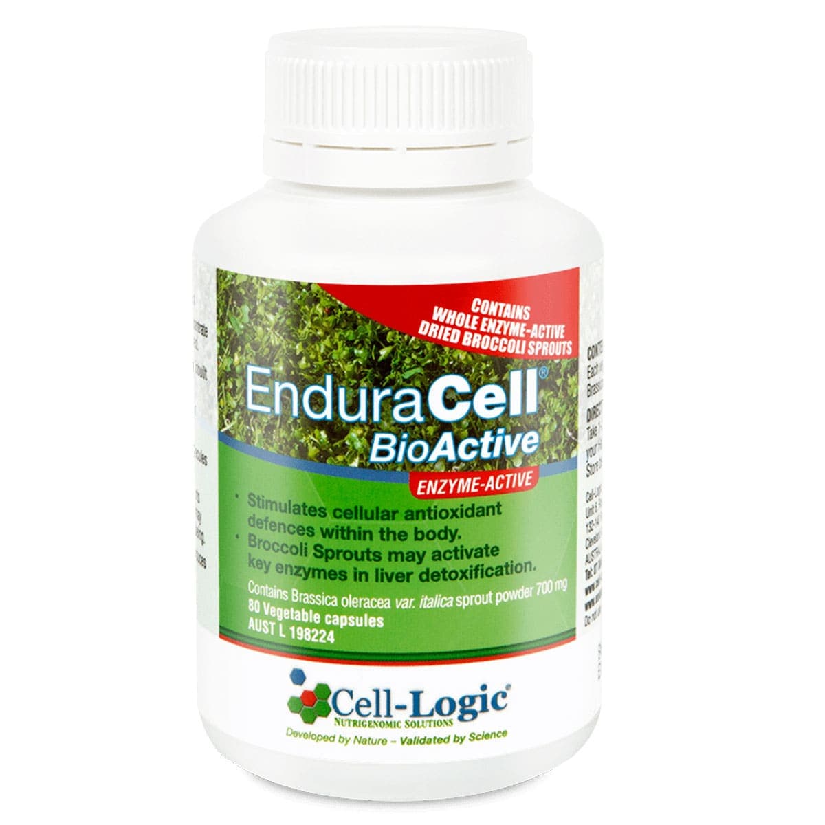 CELL-LOGIC EnduraCell BioActive 80 Vege Capsules