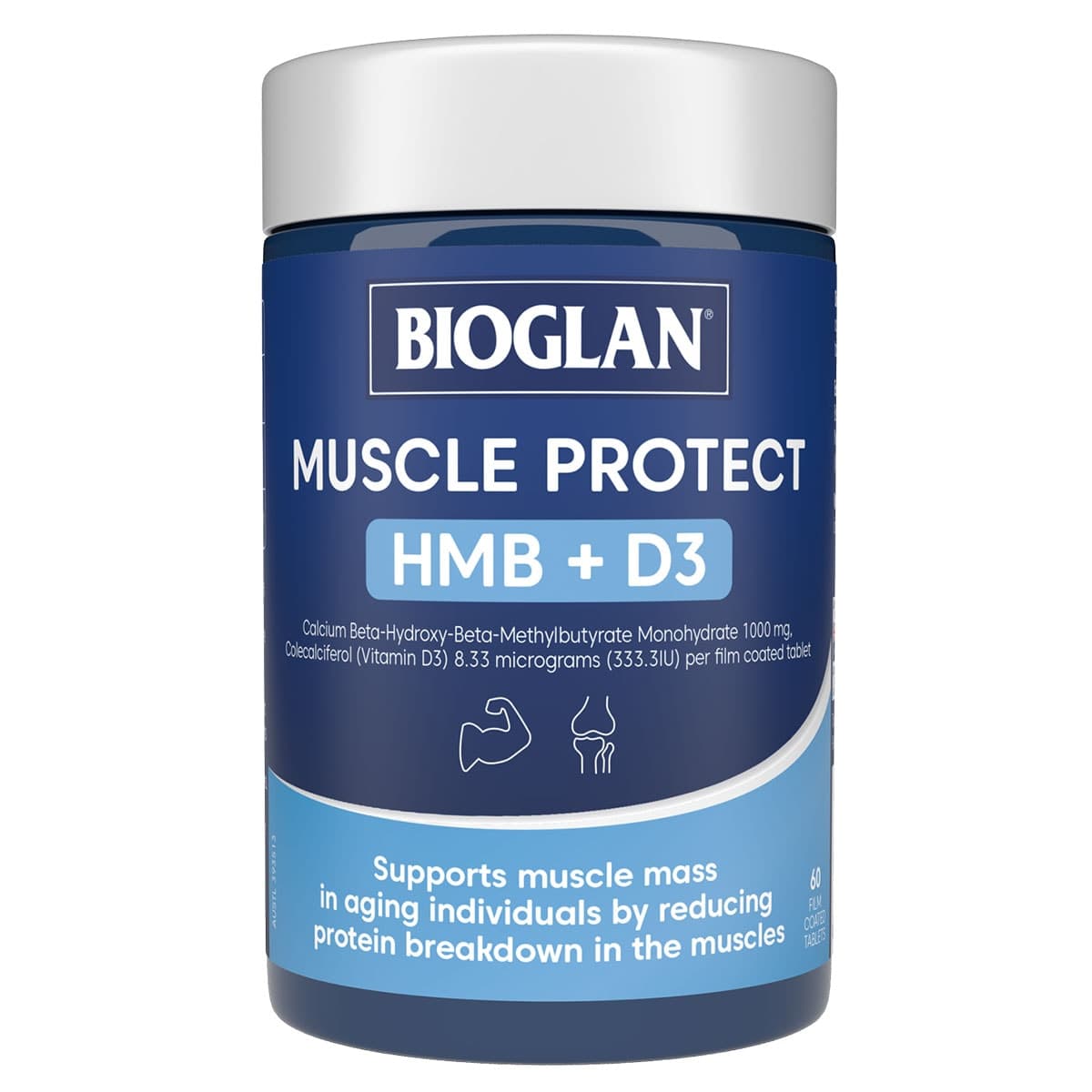 Bioglan Muscle Protect HMB+ D3 60 Tablets