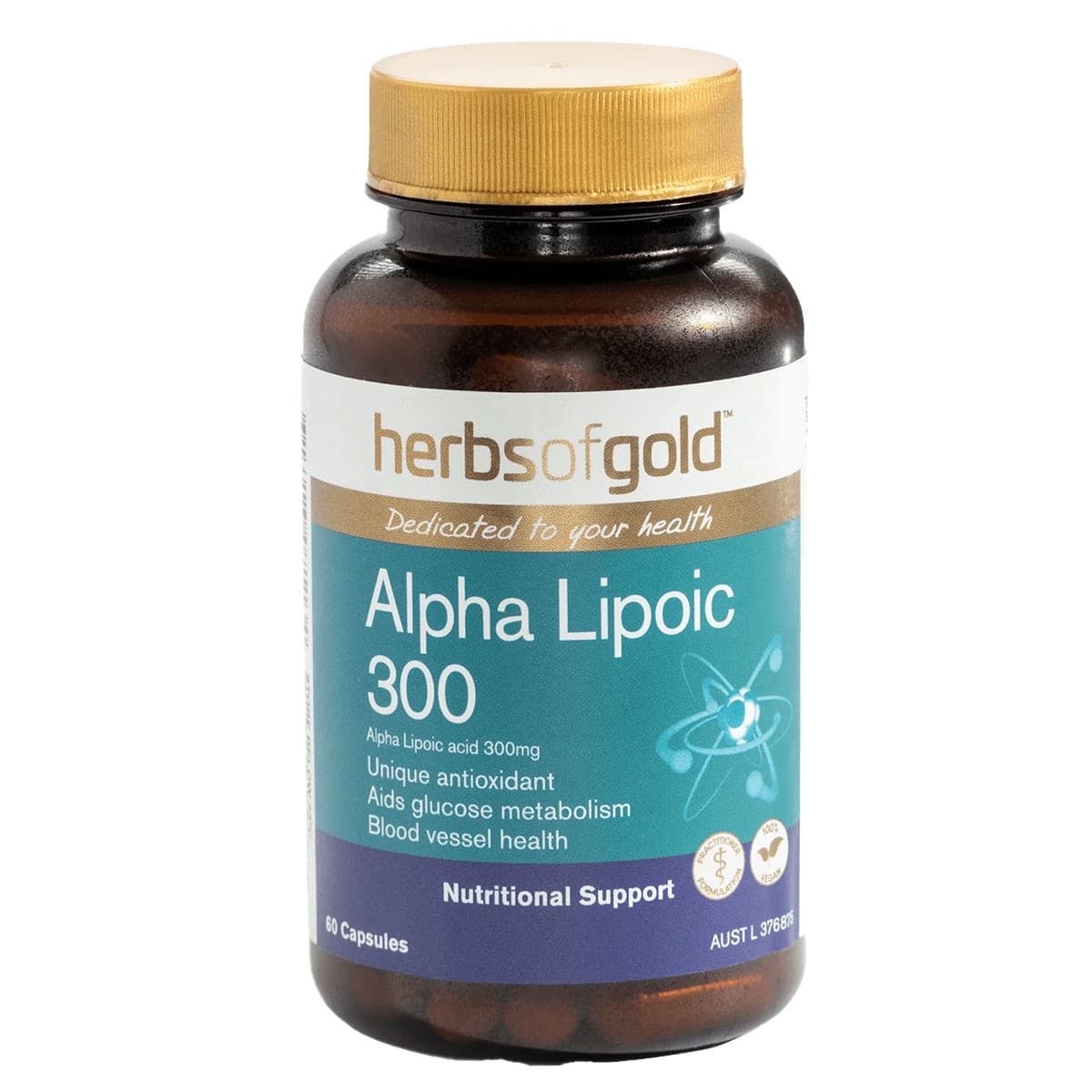 Herbs of Gold Alpha Lipoic 300 60 Capsules