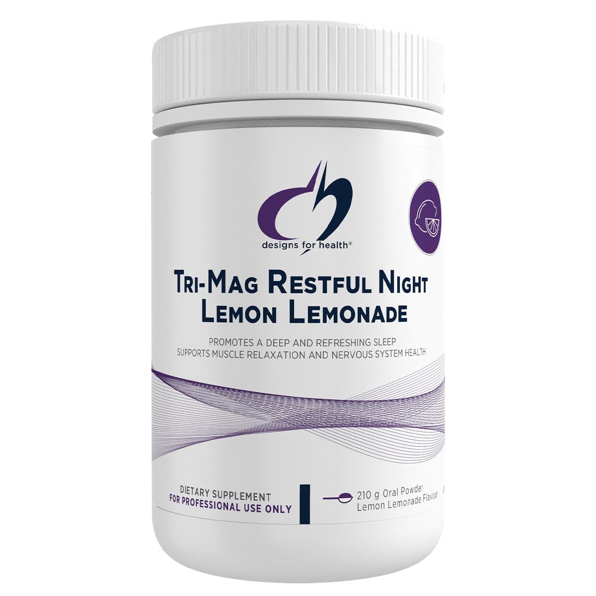 Designs for Health Tri-Mag Restful Night Lemon Lemonade 210g