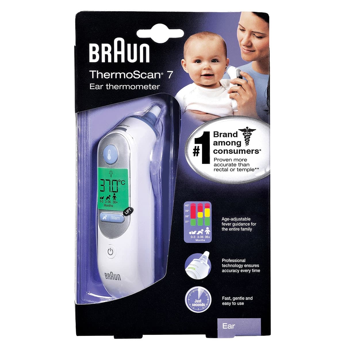 Braun ThermoScan 7 IRT 6520 Ear Thermometer