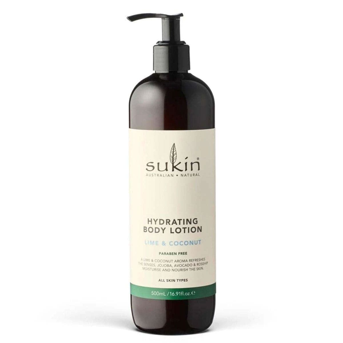 Sukin Hydrating Body Lotion Lime & Coconut 500ml