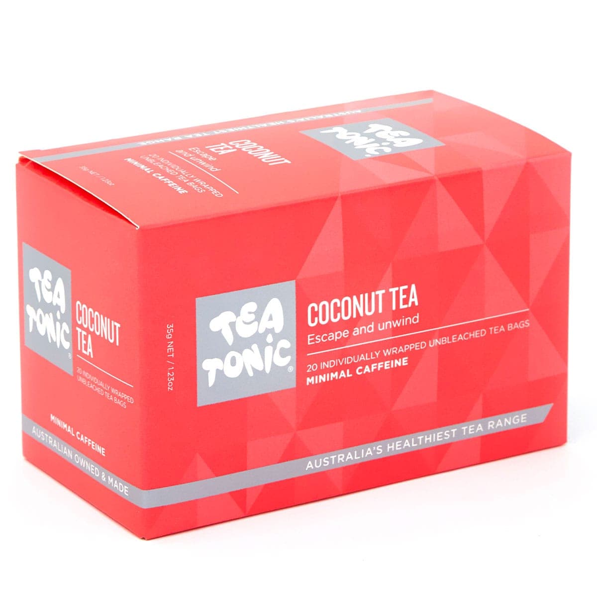 Tea Tonic Coconut Tea Bags 20 Pack