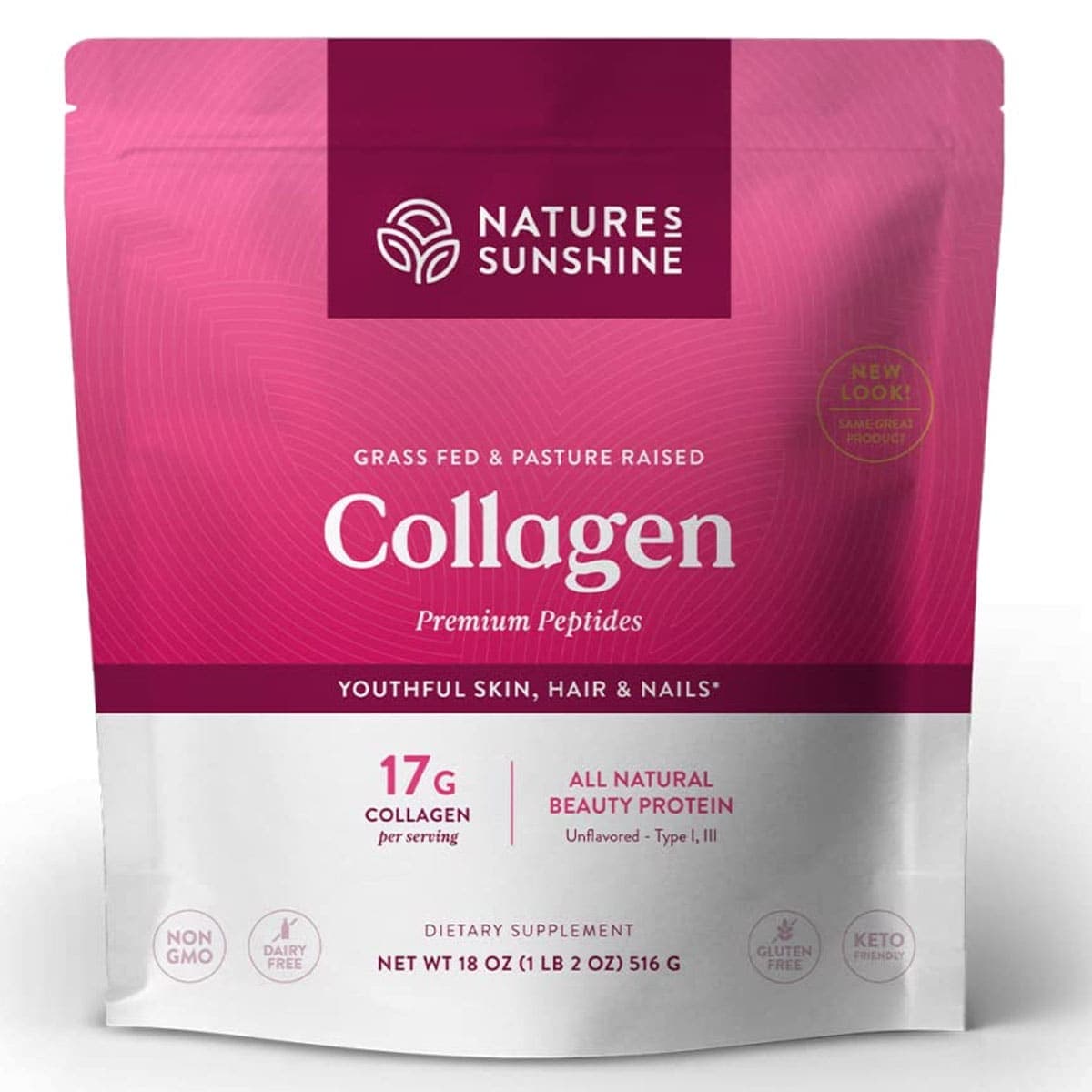 Nature's Sunshine Collagen Premium Peptides 516g
