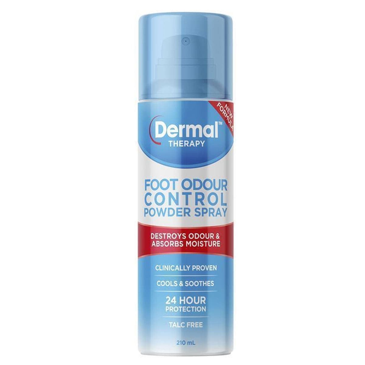 Dermal Therapy Foot Odour Control Powder Spray 210ml