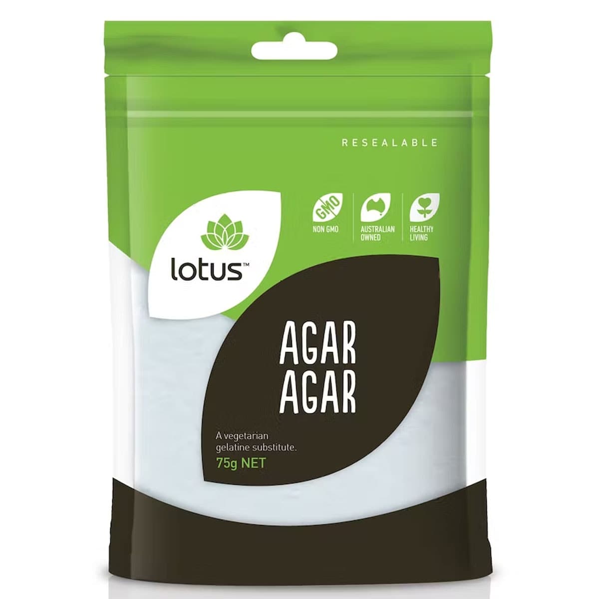 Lotus Agar Agar Powder 75g