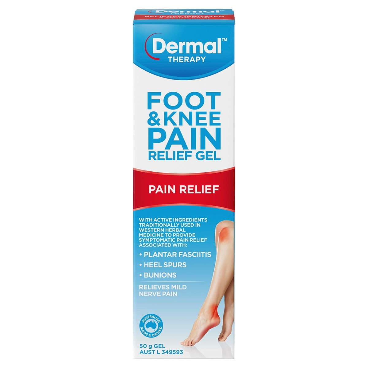 Dermal Therapy Foot & Knee Pain Relief Gel 50g