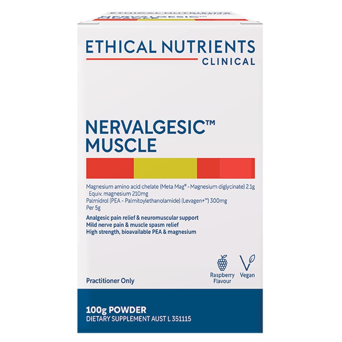 Ethical Nutrients Clinical Nervalgesic Muscle Powder 100g