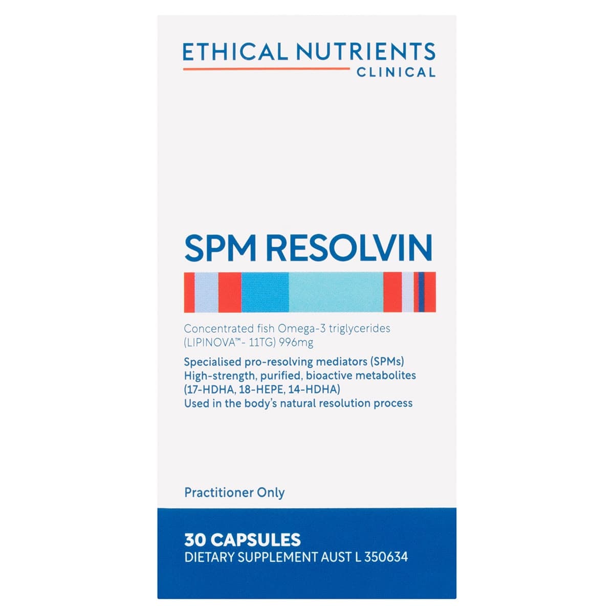 Ethical Nutrients Clinical SPM Resolvin 30 Capsules